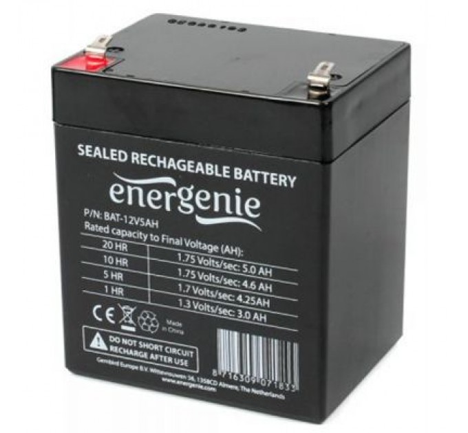 EnerGenie Батарея до ДБЖ EnerGenie 12В 5 Ач (BAT-12V5AH)