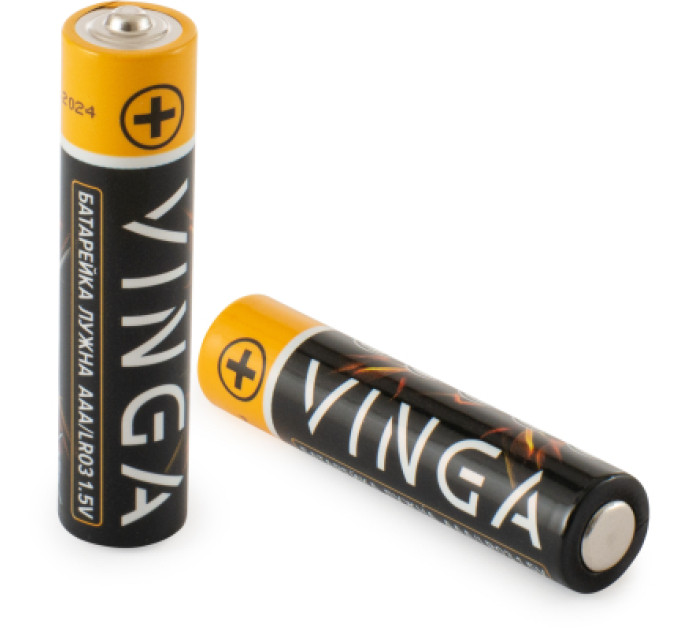 Vinga Батарейка AAA LR03 Alkaline 4pcs Blister Vinga (VJABAAA4)