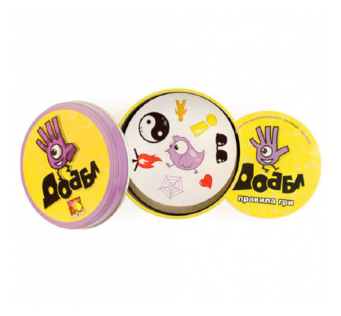 Аsmodee Настільна гра Аsmodee Dobble. Spot It! укр. (345)