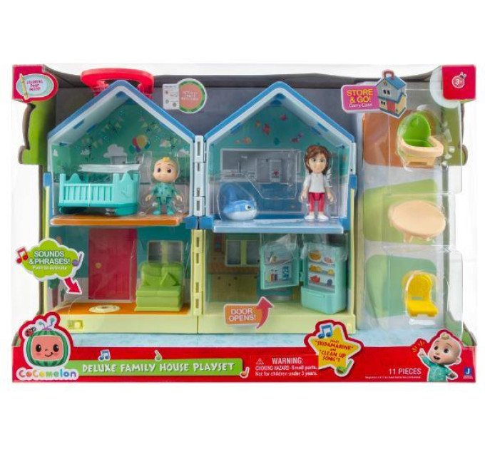 CoComelon Ігровий набір CoComelon Deluxe Family House Playset Сімейний будинок (CMW0066)