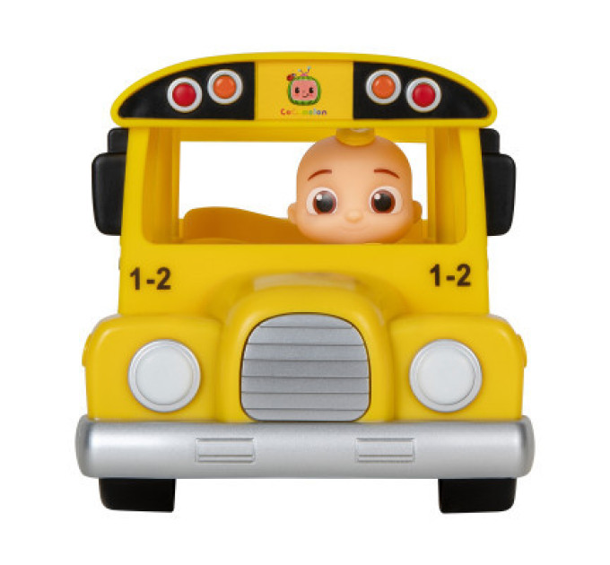 CoComelon Розвиваюча іграшка CoComelon Feature Vehicle Жовтий Шкільний Автобус зі звуком (CMW0015)