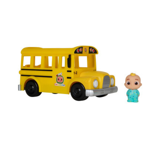 CoComelon Розвиваюча іграшка CoComelon Feature Vehicle Жовтий Шкільний Автобус зі звуком (CMW0015)