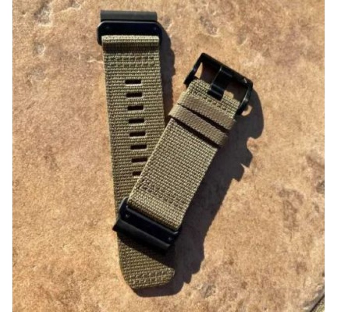 Garmin Ремінець до смарт-годинника Garmin Tactix 7, 26mm QuickFit, Coyote Tan Nylon (010-13010-11)