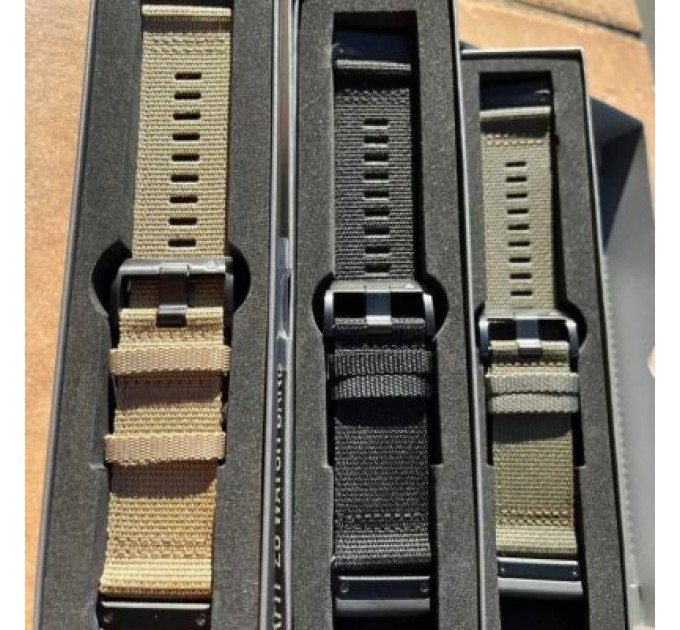 Garmin Ремінець до смарт-годинника Garmin Tactix 7, 26mm QuickFit, Coyote Tan Nylon (010-13010-11)