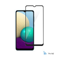 Скло захисне 2E Samsung Galaxy A02(A022), 2.5D FCFG,(1 Pack), Black border (2E-G-A02-SMFCFG-BB)