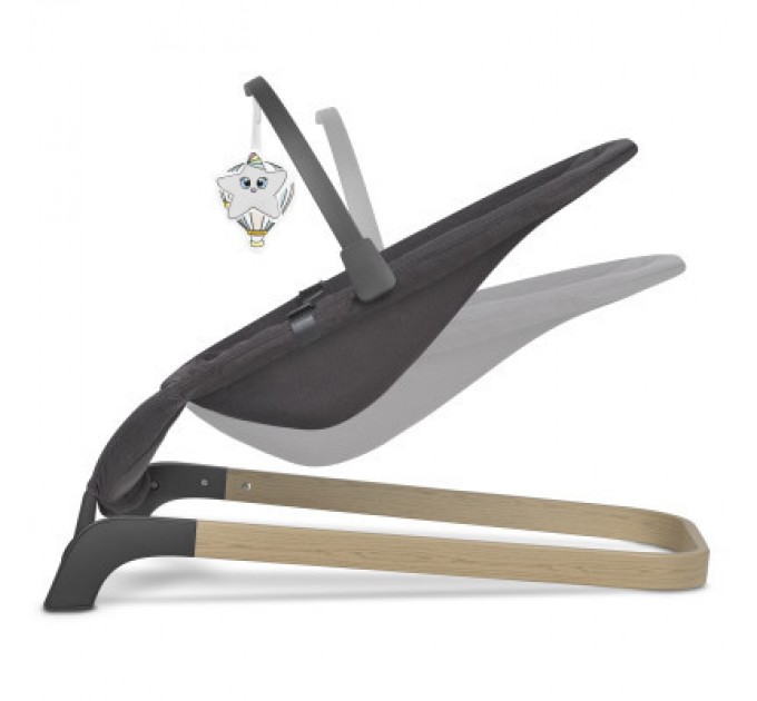 Lionelo Крісло-гойдалка Lionelo шезлонг June grey stone (LO-JUNE GREY STONE)