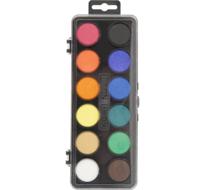Koh-i-Noor Акварельні фарби Koh-i-Noor 12 кольорів (172511)