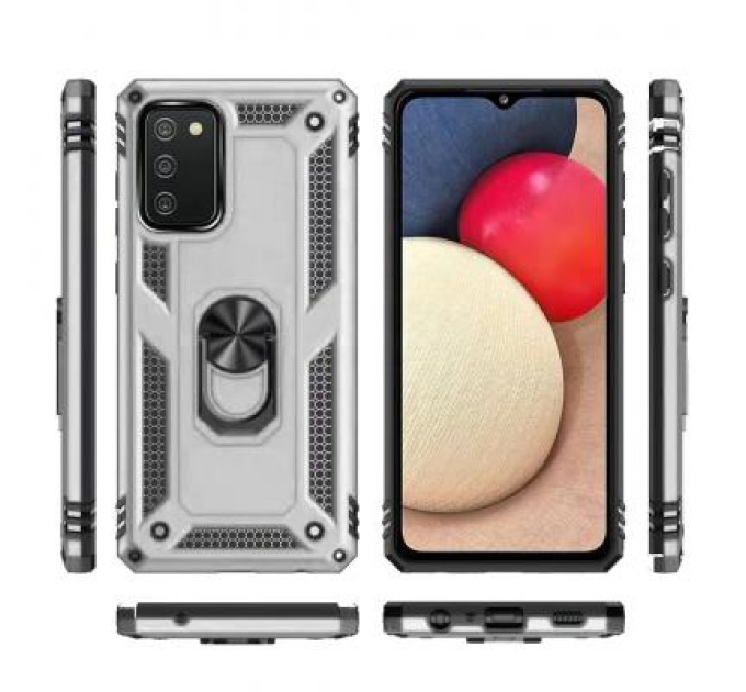 BeCover Чохол до мобільного телефона BeCover Military Samsung Galaxy A02s SM-A025/A03s SM-A037/M02s SM-M025 Silver (706015)