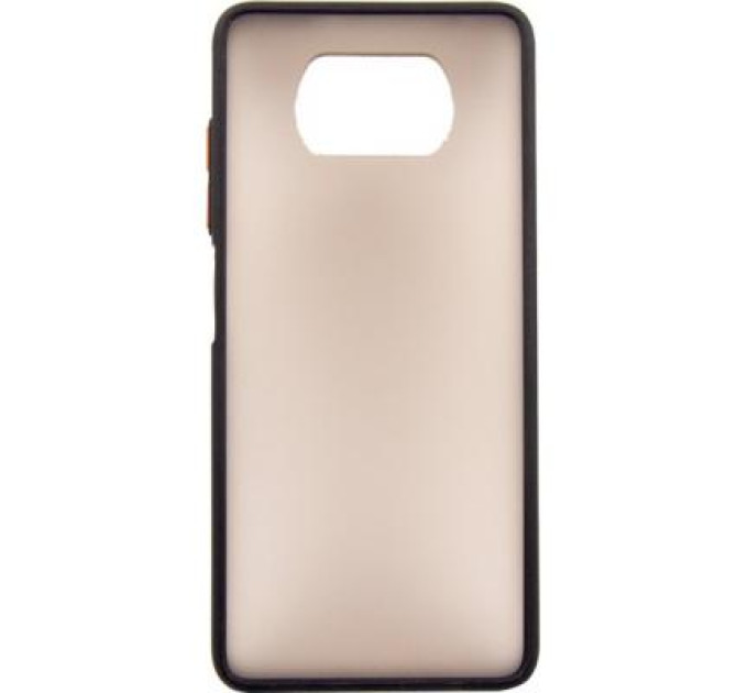 Dengos Чохол до мобільного телефона Dengos Matt POCO X3, black (DG-TPU-MATT-68)