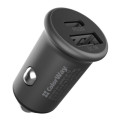 ColorWay Зарядний пристрій ColorWay 2USB Car (Type-C PD20W + USB QC3.0 ) (38W) Gray (CW-CHA029PD-GR)