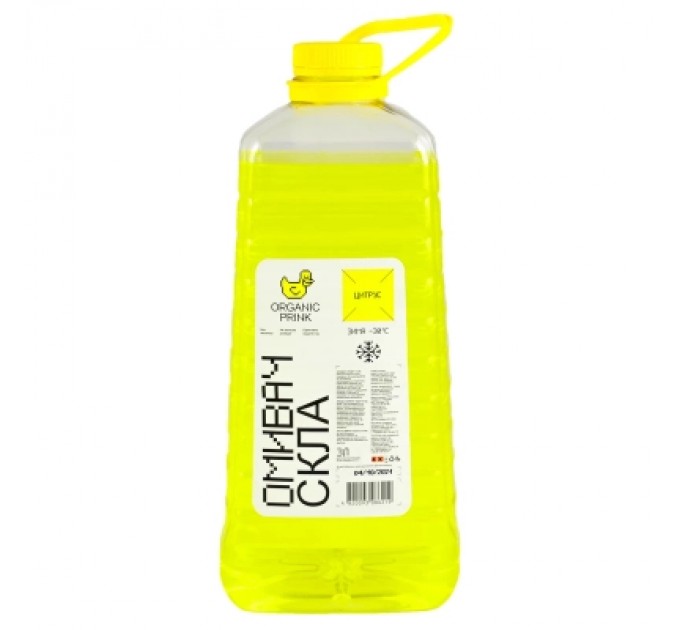 ORGANIC PRINK Омивач автомобільний ORGANIC PRINK -30 °С "Цитрус" 3 л (013031)