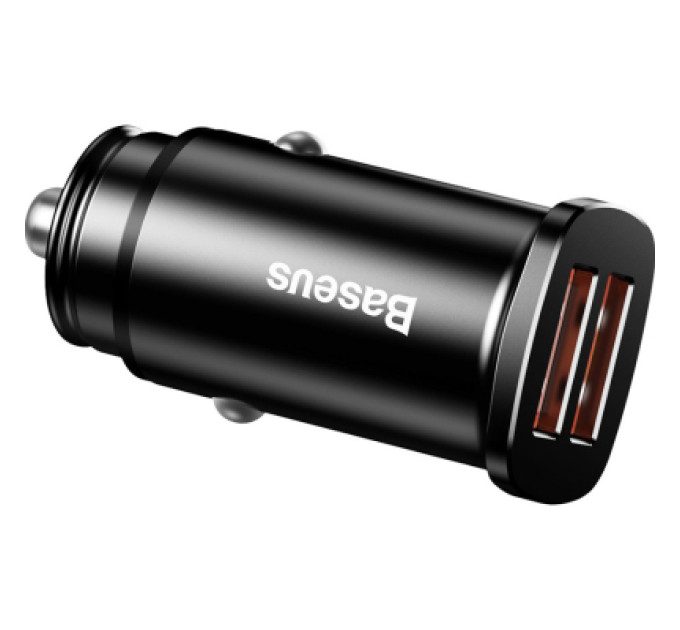 Baseus Зарядний пристрій Baseus Square metal A+A 30W Black (CCALL-DS01)