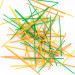 3Doodler Стрижень для 3D-ручки 3Doodler набір Мікс (75 шт: помаранчевий, жовтий, зелений) (3DS-ECO-MIX2-75)