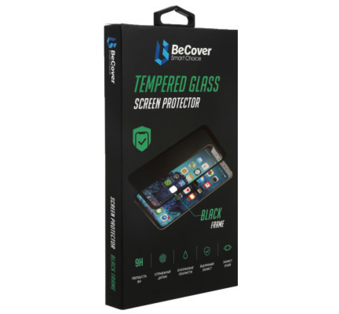 BeCover Скло захисне BeCover OPPO A15 / A16 / A54s / A55 5G Black (706088)