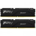 Kingston Fury (ex.HyperX) Модуль пам'яті для комп'ютера DDR5 32GB (2x16GB) 6800 MHz Beast Black EXPO Kingston Fury (ex.HyperX) (KF568C34BBEK2-32)