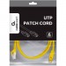 Cablexpert Патч-корд 1.5м UTP cat 6 CCA yellow Cablexpert (PP6U-1.5M/Y)