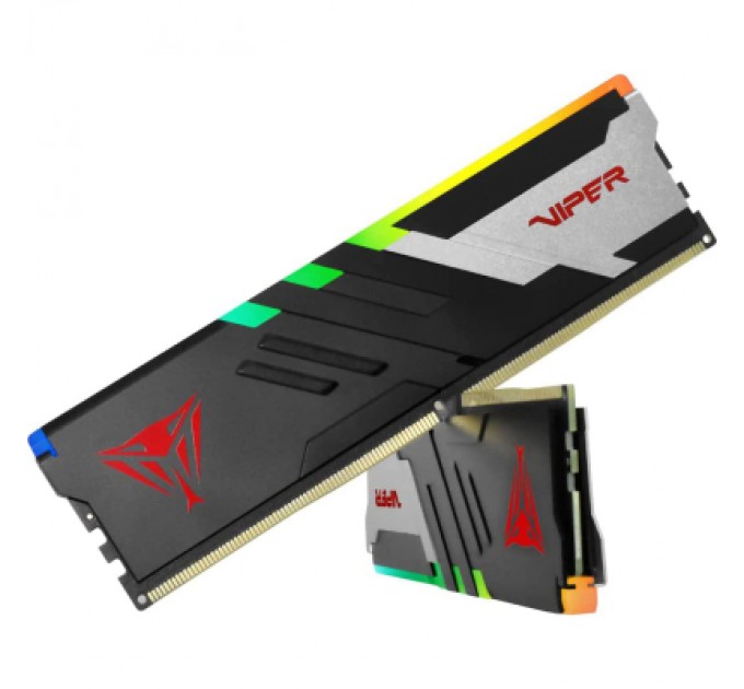 Patriot Модуль пам'яті для комп'ютера DDR5 32GB (2x16GB) 7000 MHz Viper Venom RGB Patriot (PVVR532G700C32K)