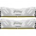 Kingston Fury (ex.HyperX) Модуль пам'яті для комп'ютера DDR5 64GB (2x32GB) 6400 MHz Renegade White XMP Kingston Fury (ex.HyperX) (KF564C32RWK2-64)