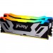 Kingston Fury (ex.HyperX) Модуль пам'яті для комп'ютера DDR5 48GB 8400 MHz Renegade RGB Silver XMP Kingston Fury (ex.HyperX) (KF584CU40RSAK2-48)