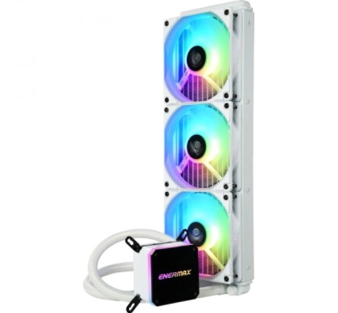 Enermax Система рідинного охолодження Enermax Aquafusion 360 White ARGB (ELC-LMT360-W-ARGB)