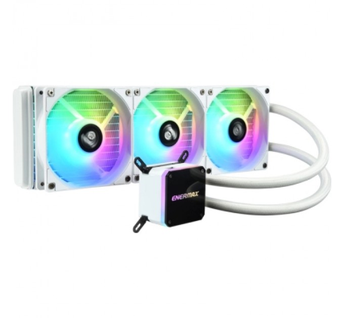 Enermax Система рідинного охолодження Enermax Aquafusion 360 White ARGB (ELC-LMT360-W-ARGB)