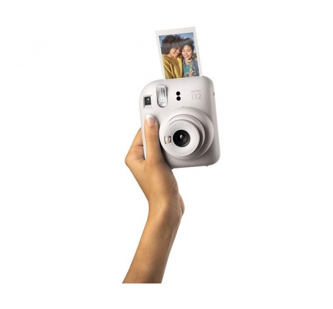 Fujifilm Фотокамера моментальной печати Fujifilm Instax Mini 12 Clay White (16806121)