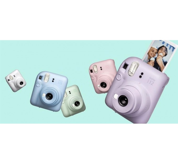 Fujifilm Фотокамера моментальной печати Fujifilm Instax Mini 12 Clay White (16806121)