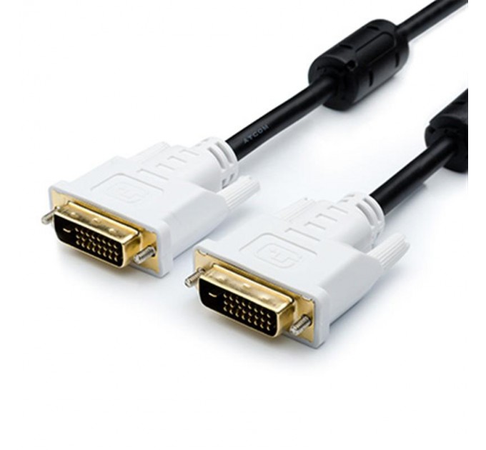 Atcom Кабель ATcom DVI - DVI (M/M), 3 м, Black/White (9148)