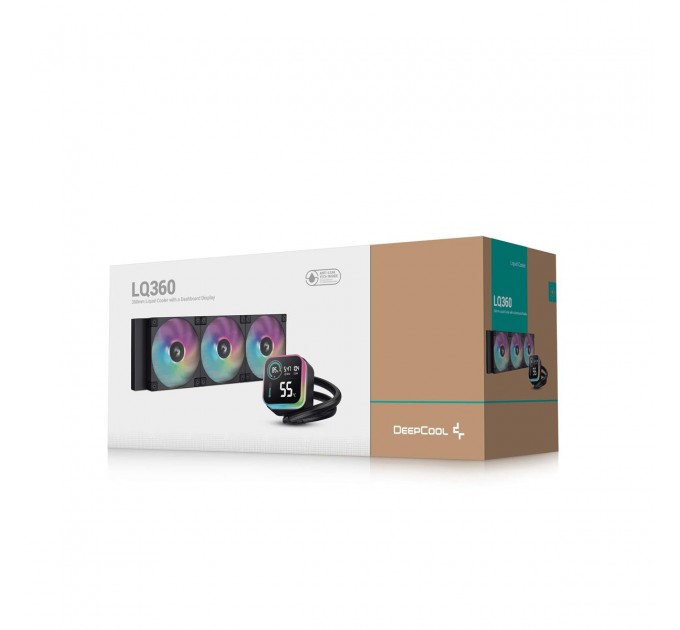 Deepcool Система водяного охолодження DeepCool LQ360 Black (R-LQ360-BKLSMW-G-1)