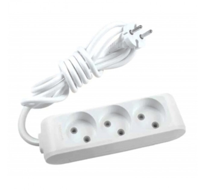 Panasonic Мережевий подовжувач Panasonic X-tendia 3 розетки, 5м (WLTB02352GR-UA)