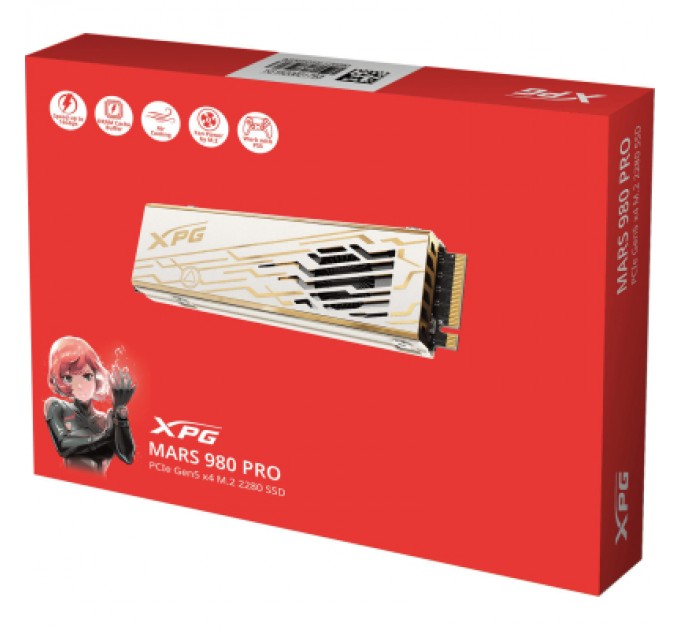 ADATA Накопичувач SSD M.2 2280 4TB XPG MARS 980 PRO ADATA (SMAR-980P-4TCI)