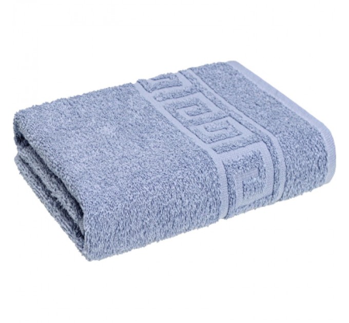 Home Line Рушник Home Line махровий бордюрний (сіро-блакитний) 400 гр/м2, 50х90 см (179749)
