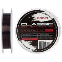 Волосінь Brain Classic Carp Line (dark brown) 150m 0.25mm 15lb 6.6kg (1858.80.89)