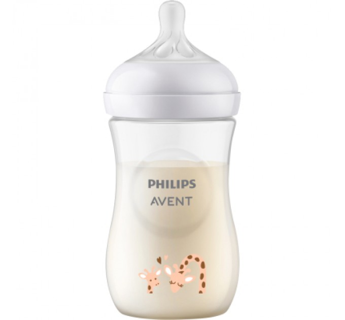 Philips AVENT Пляшечка для годування Philips AVENT Natural Природний потік Жираф 260 мл (SCY903/66)