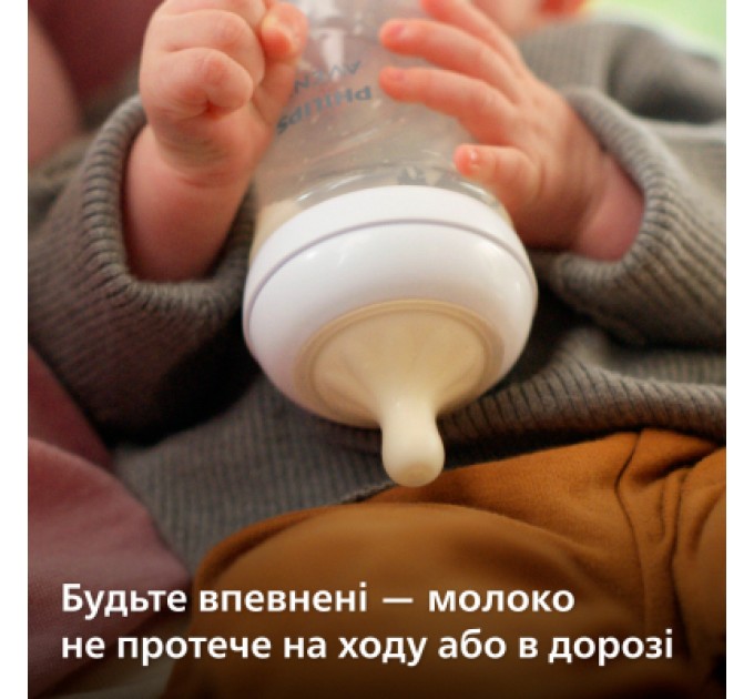 Philips AVENT Пляшечка для годування Philips AVENT Natural Природний потік Жираф 260 мл (SCY903/66)