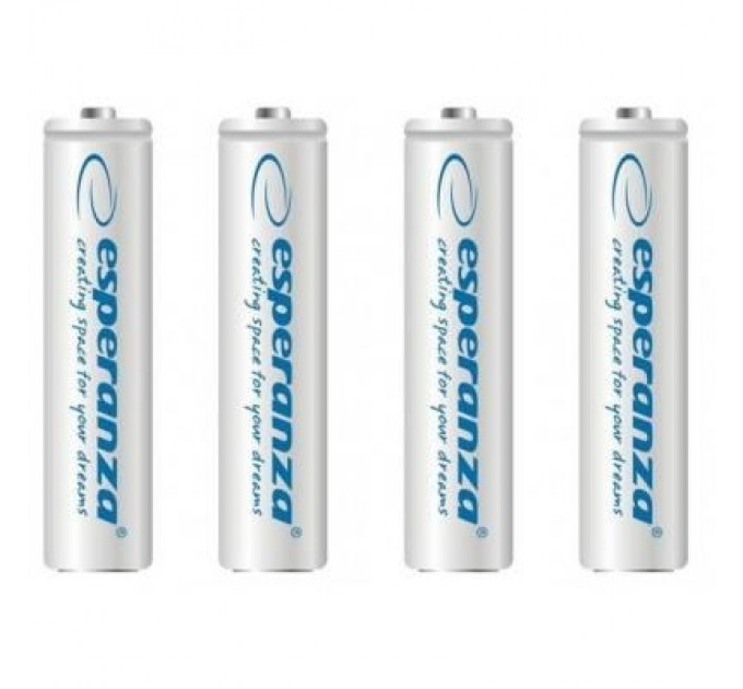 Esperanza Акумулятор Esperanza AAA 1000mAh Ni-MH * 4 white (EZA102W)