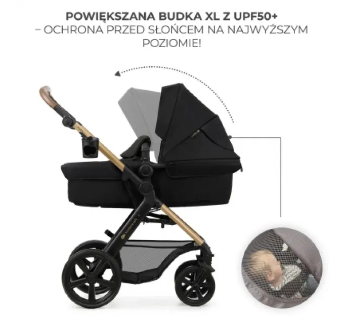 Kinderkraft Коляска Kinderkraft 3 в 1 Moov 2 Pure Black (KSMOOV02BLKEV00) (5902533925780)