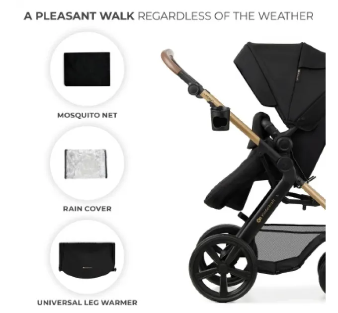 Kinderkraft Коляска Kinderkraft 3 в 1 Moov 2 Pure Black (KSMOOV02BLKEV00) (5902533925780)