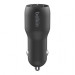 Belkin Зарядний пристрій Belkin Car Charger (24W) Dual USB-A, USB-A - Lightning, 1m, black (CCD001BT1MBK)