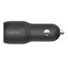 Belkin Зарядний пристрій Belkin Car Charger (24W) Dual USB-A, USB-A - Lightning, 1m, black (CCD001BT1MBK)