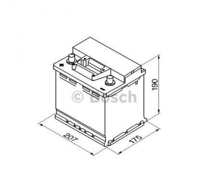 Bosch Акумулятор автомобільний Bosch 45А (0 092 S30 030)
