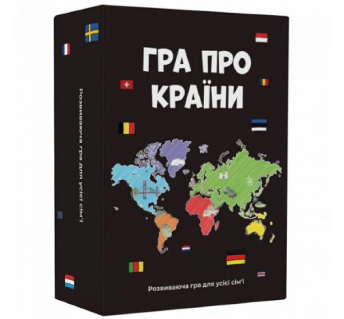 Memo Games Настільна гра Memo Games Гра про Країни, українська (1000175)