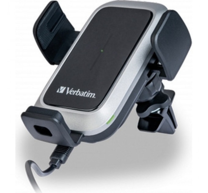 Verbatim Універсальний автотримач Verbatim FWC-03 with Pro Qi Fast Wireless Car Charger (49554)