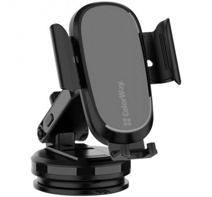 ColorWay Універсальний автотримач ColorWay Dashboard Car Wireless Charger 15W Black (CW-CHAW037Q-BK)