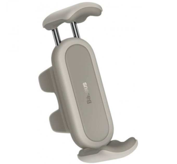 Baseus Універсальний автотримач Baseus 4.7-6.7" Steel Cannon 2 (на решітку) creamy-white (SUGP000002)