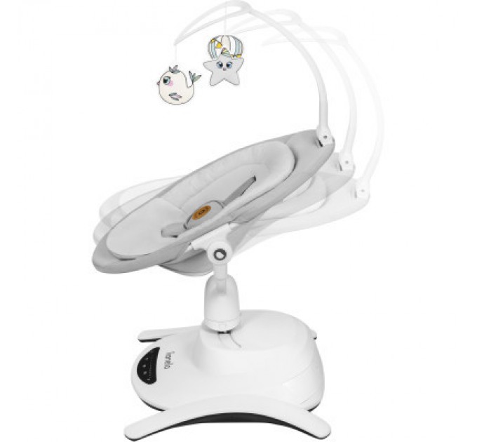 Lionelo Крісло-гойдалка Lionelo Bella Grey Concrete (LO-BELLA GREY CONCRETE)