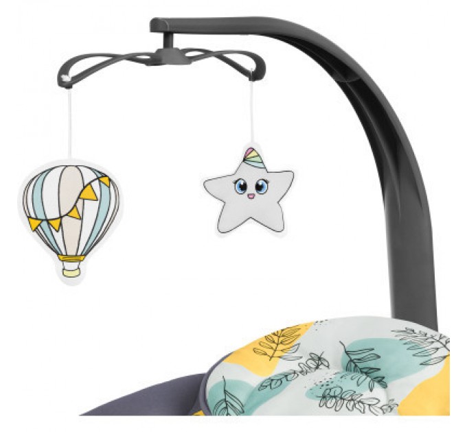 Lionelo Крісло-гойдалка Lionelo Ralf grey concrete (LO-RALF GREY CONCRETE)