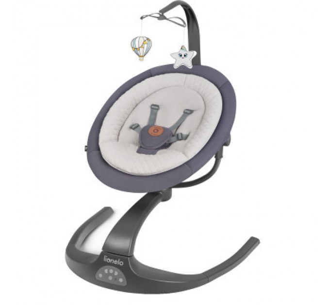 Lionelo Крісло-гойдалка Lionelo Rina grey concrete (LO-RINA GREY CONCRETE)