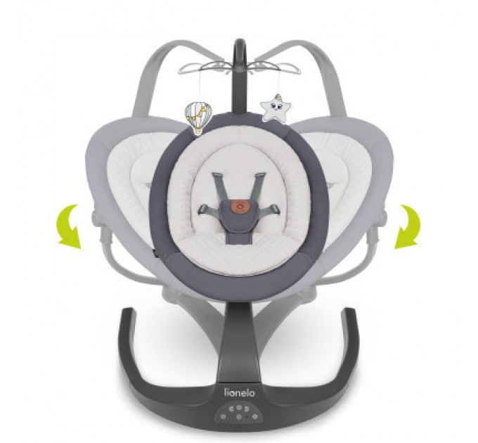 Lionelo Крісло-гойдалка Lionelo Rina grey concrete (LO-RINA GREY CONCRETE)