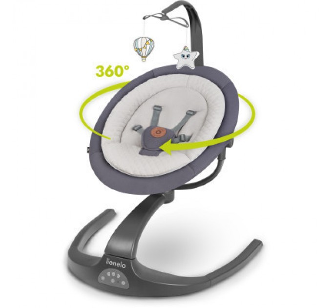 Lionelo Крісло-гойдалка Lionelo Rina grey concrete (LO-RINA GREY CONCRETE)